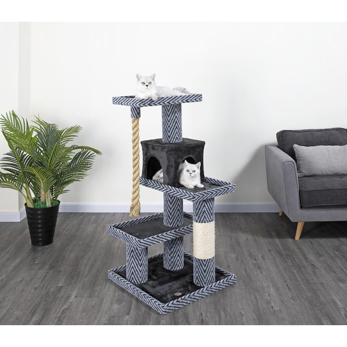 Go Pet Club 50" Sequoia Cat Tree & Reviews Wayfair
